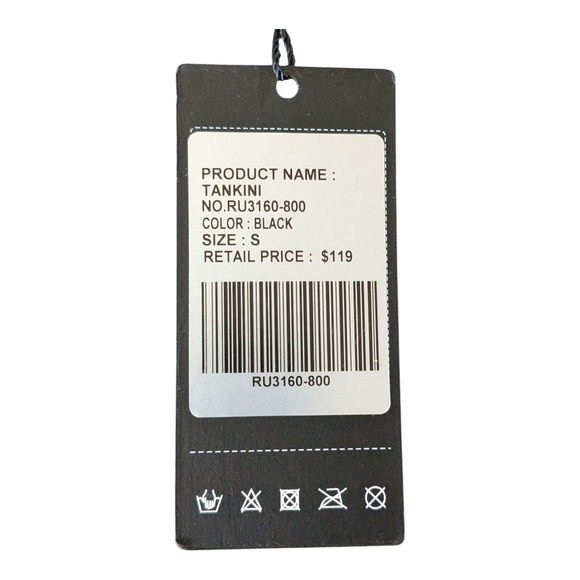 Relleciga Women's Tankini/Bikini Top, Black, Size S, New. - Picture 8 of 8